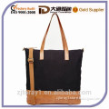 Wholesale Cotton Canvas Tote Bag With Leather Handle